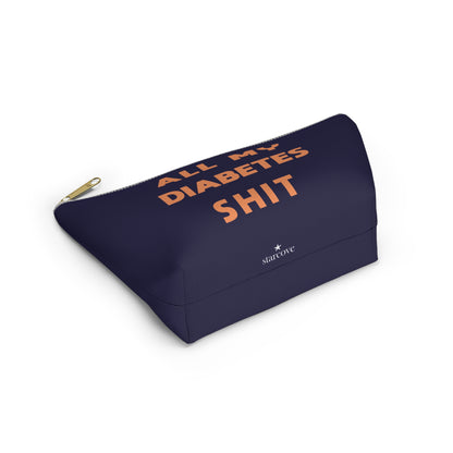 All My Diabetes Shit Bag, Funny Diabetic Supply Case Type One 1 T1d Accessory Travel Medicine Pouch Organizer Zipper Gift w T-bottom - Starcove Fashion