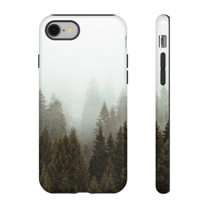 Pine Trees Forest Iphone 17 16 15 14 13 12 Pro Case, Fog  Cute Tough Hard Cases 11 8 Plus X XR XS Max Galaxy S26 S25 S24 S23 Phone Cover - Starcove Fashion