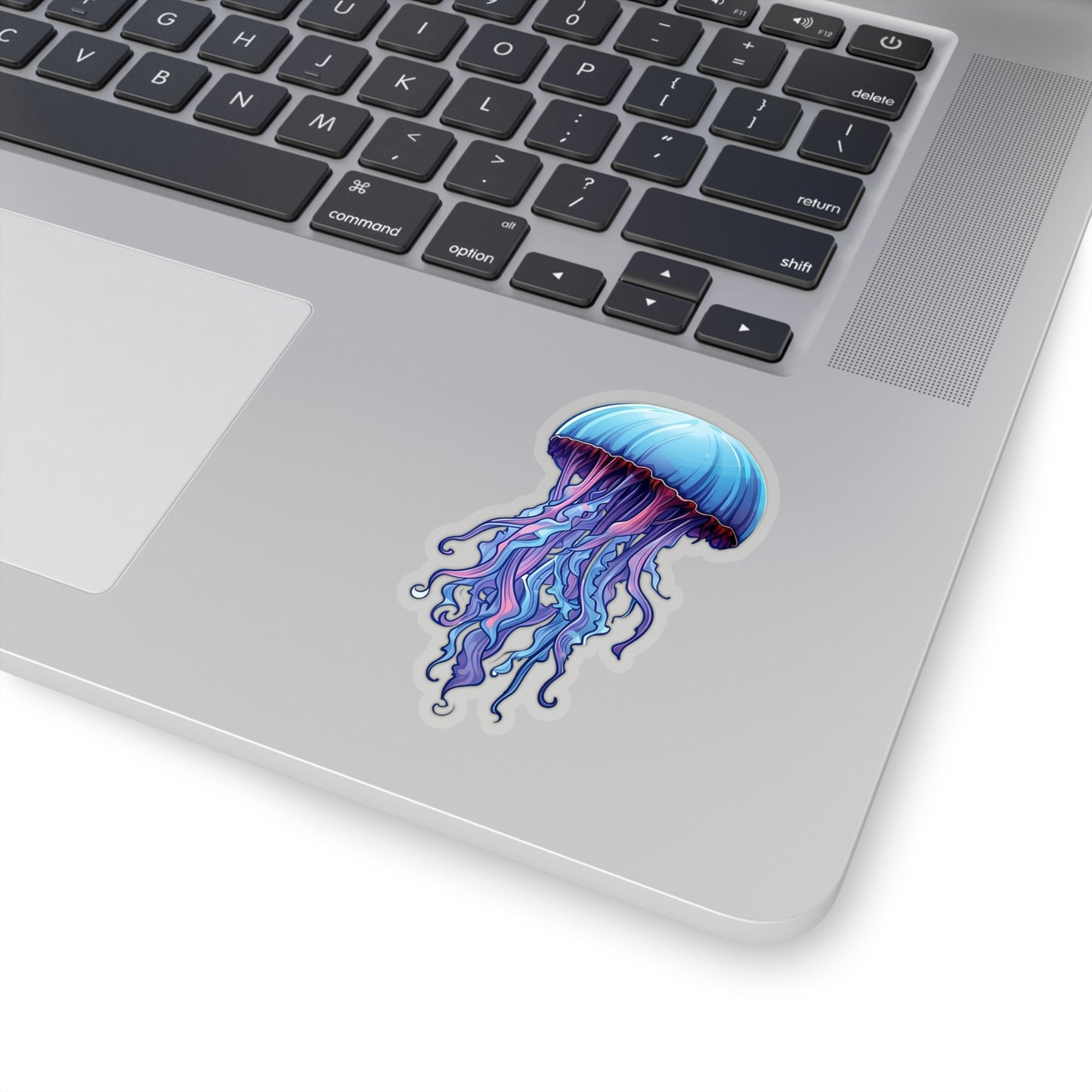 Jellyfish Sticker Decal, Ocean Sea Art Vinyl Laptop Cute Waterbottle Tumbler Car Waterproof Bumper Clear Aesthetic Die Cut Wall