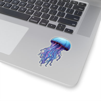 Jellyfish Sticker Decal, Ocean Sea Art Vinyl Laptop Cute Waterbottle Tumbler Car Waterproof Bumper Clear Aesthetic Die Cut Wall Starcove Fashion