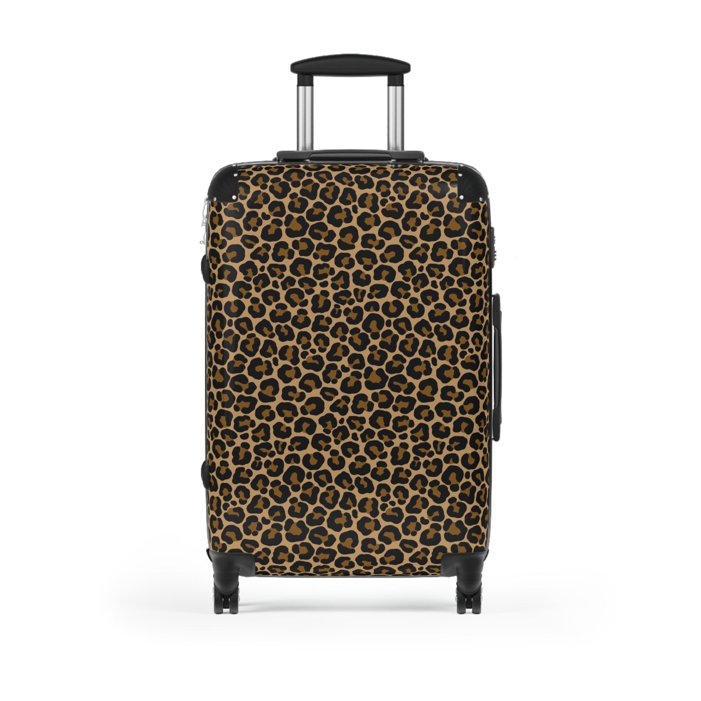 Leopard Suitcase Luggage, Animal Print Cheetah Carry On 4 Wheels Cabin Travel Small Large Set Rolling Spinner Lock Designer Hard Shell Case - Starcove Fashion