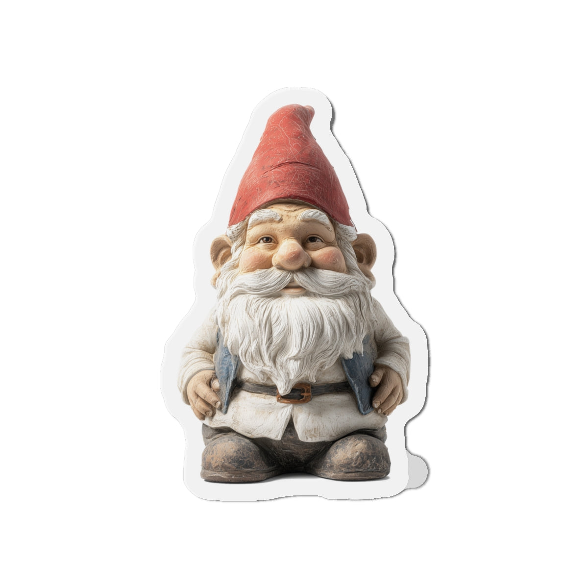 Garden Gnome Magnet, Fridge Refrigerator Car Truck Locker Door Cute Inspirational Small Large Kitchen Die Cut Magnetic