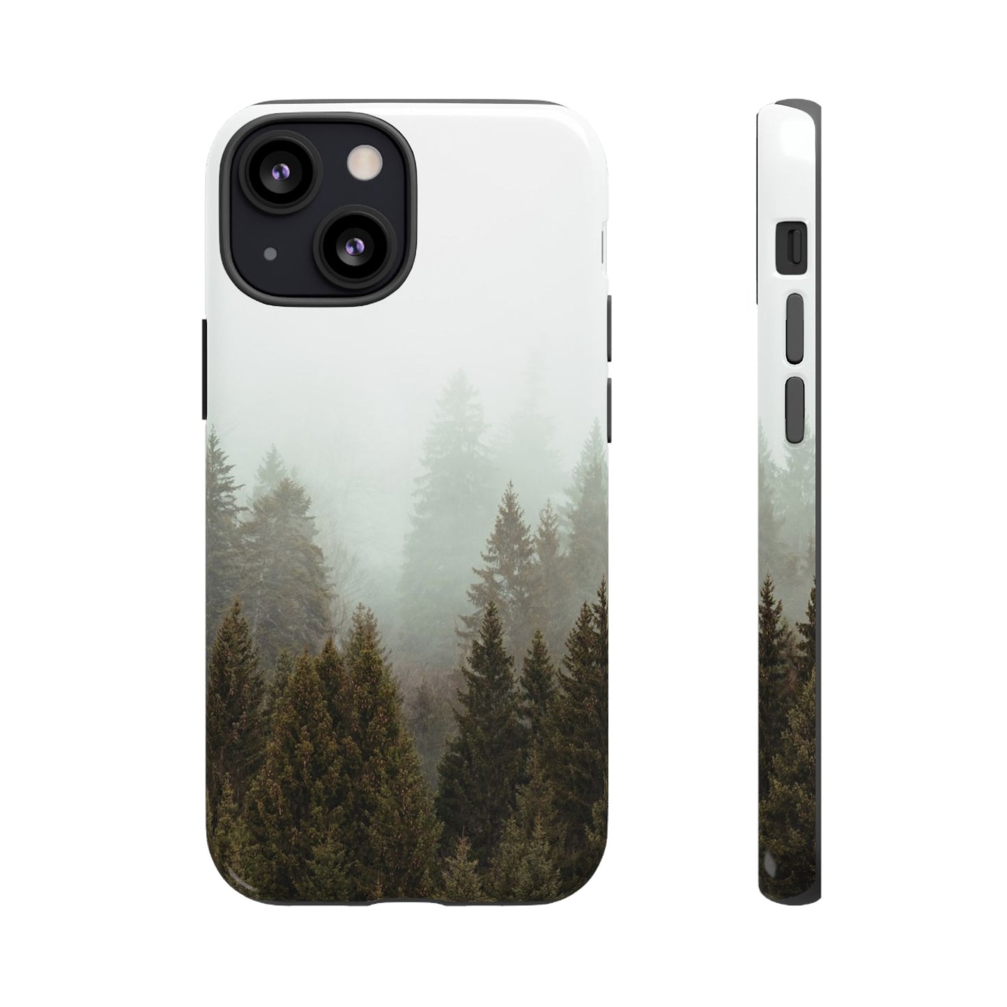 Pine Trees Forest Iphone 17 16 15 14 13 12 Pro Case, Fog  Cute Tough Hard Cases 11 8 Plus X XR XS Max Galaxy S26 S25 S24 S23 Phone Cover - Starcove Fashion