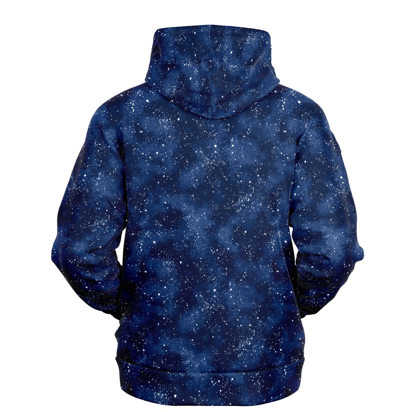 Blue Galaxy Hoodie, Navy Space Stars Pullover Men Women Adult Aesthetic Graphic Cotton Hooded Sweatshirt with Pockets Designer Plus Size - Starcove Fashion