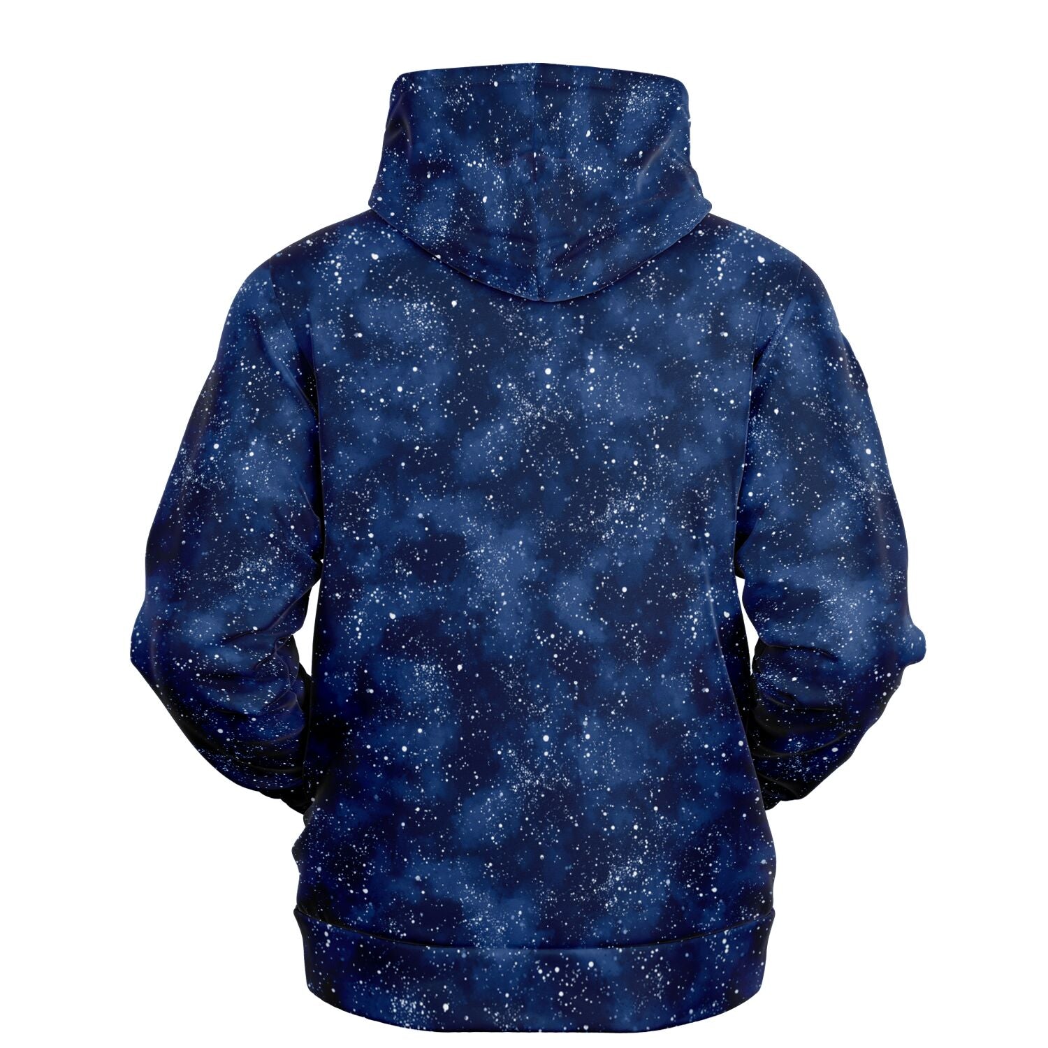 Blue Galaxy Hoodie, Navy Space Stars Pullover Men Women Adult Aesthetic Graphic Cotton Hooded Sweatshirt with Pockets Designer Plus Size - Starcove Fashion