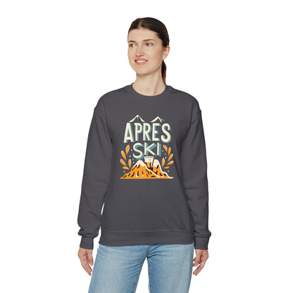 Apres Ski Sweatshirt, Beers Mountain Retro Vintage Graphic Crewneck Fleece Cotton Sweater Jumper Pullover Men Women Adult Designer Top
