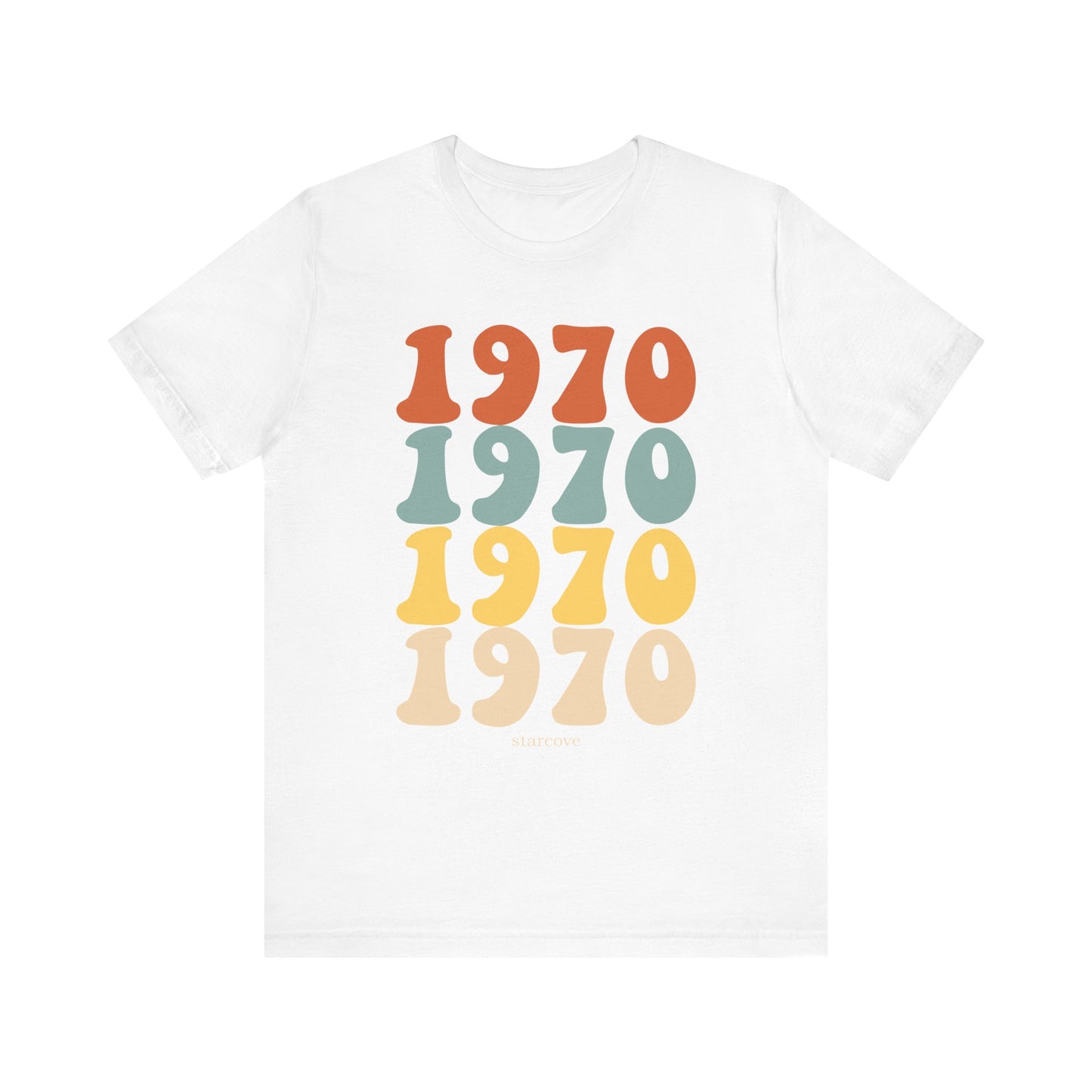 1970 shirt, Birthday Party Women Men Dad Mom Born 70s Retro Vintage 55th Turning Years Gift Idea Present Made Funny Graphic TShirt Tee