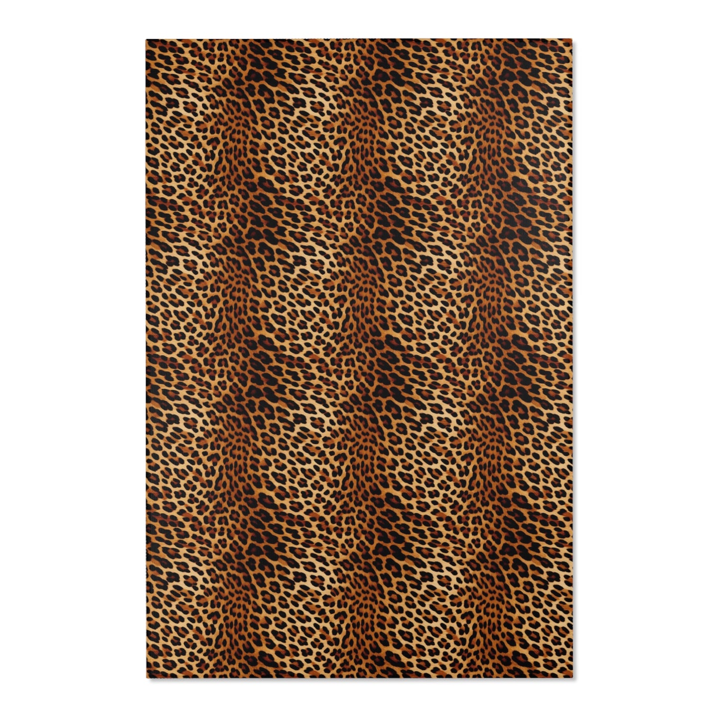 Leopard Print Area Rug Carpet, Cheetah Animal Home Floor Decor Chic 2x3 4x6 3x5 Designer Kids Room Accent Decorative Bedroom Mat Starcove Fashion