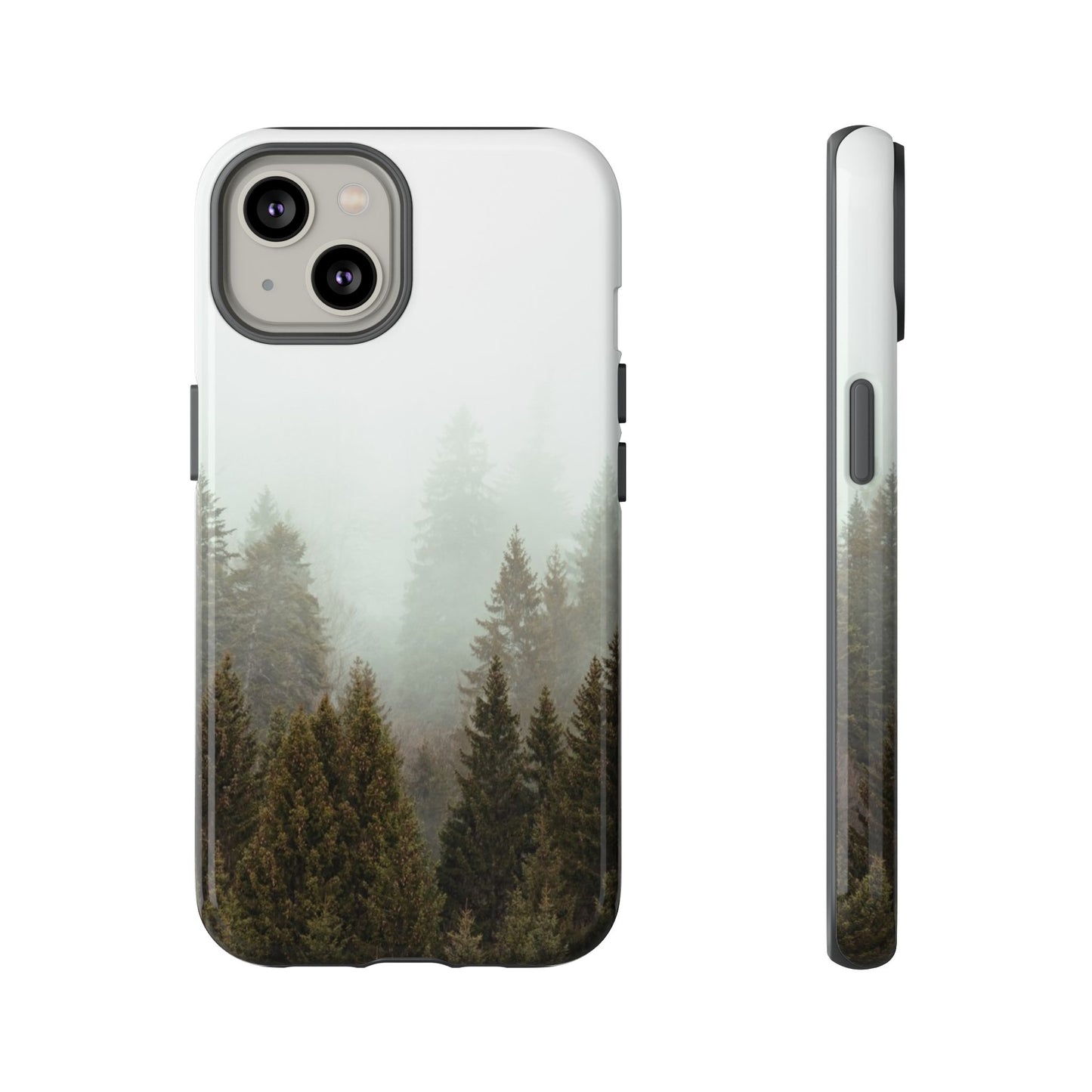 Pine Trees Forest Iphone 17 16 15 14 13 12 Pro Case, Fog  Cute Tough Hard Cases 11 8 Plus X XR XS Max Galaxy S26 S25 S24 S23 Phone Cover - Starcove Fashion