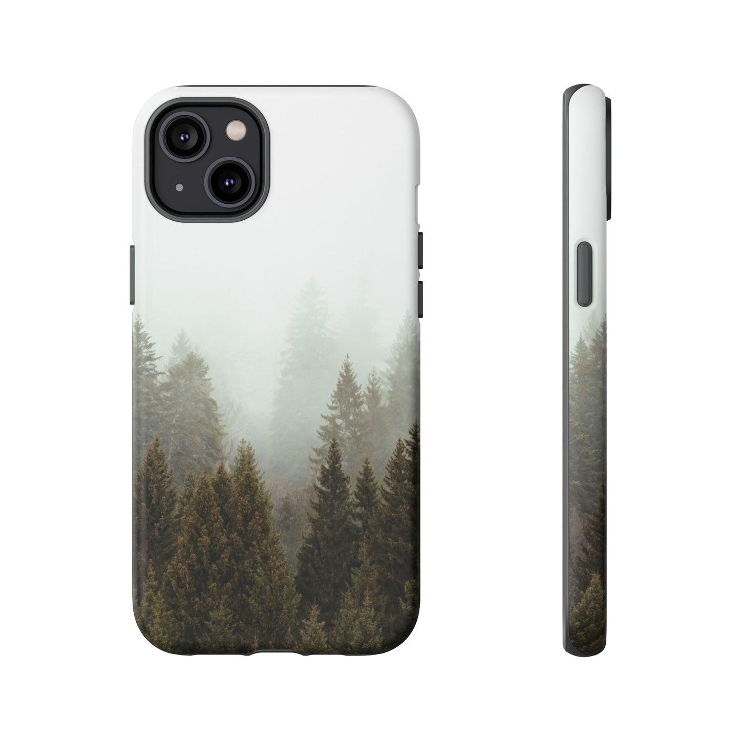 Pine Trees Forest Iphone 17 16 15 14 13 12 Pro Case, Fog  Cute Tough Hard Cases 11 8 Plus X XR XS Max Galaxy S26 S25 S24 S23 Phone Cover - Starcove Fashion