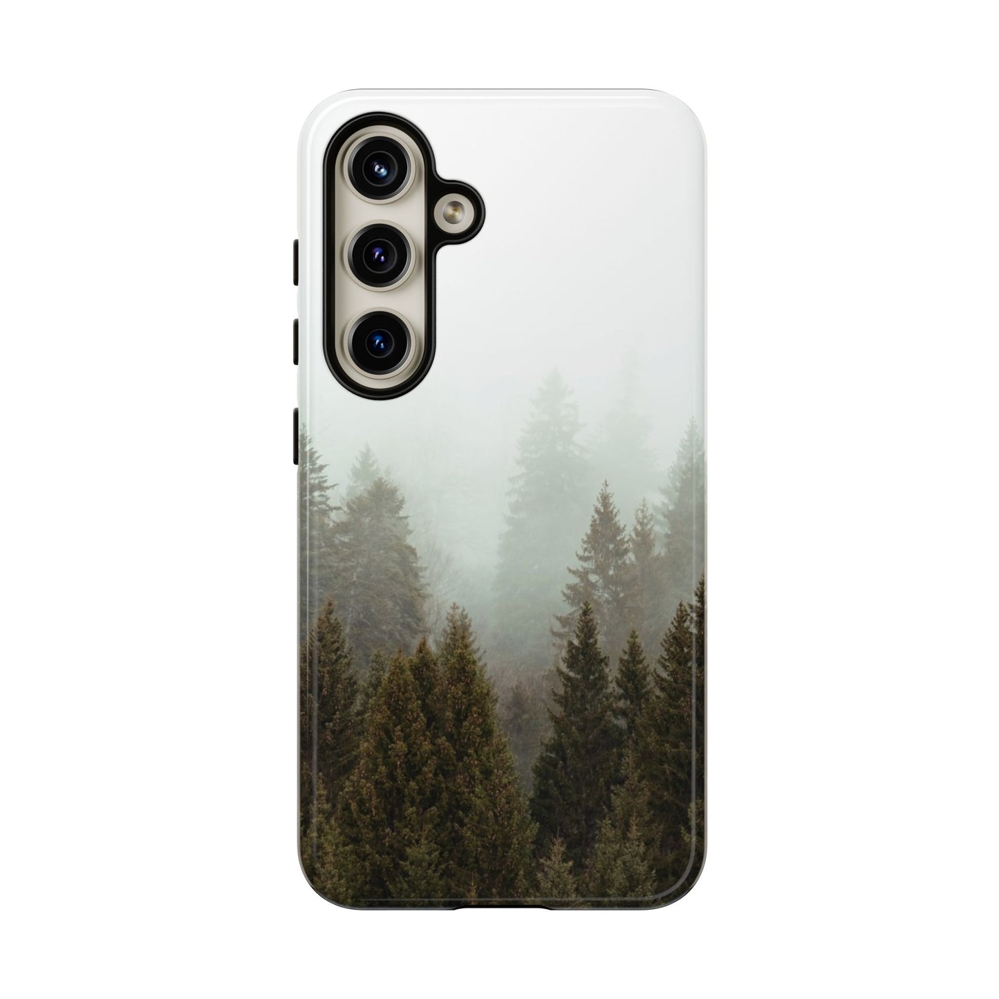 Pine Trees Forest Iphone 17 16 15 14 13 12 Pro Case, Fog  Cute Tough Hard Cases 11 8 Plus X XR XS Max Galaxy S26 S25 S24 S23 Phone Cover - Starcove Fashion