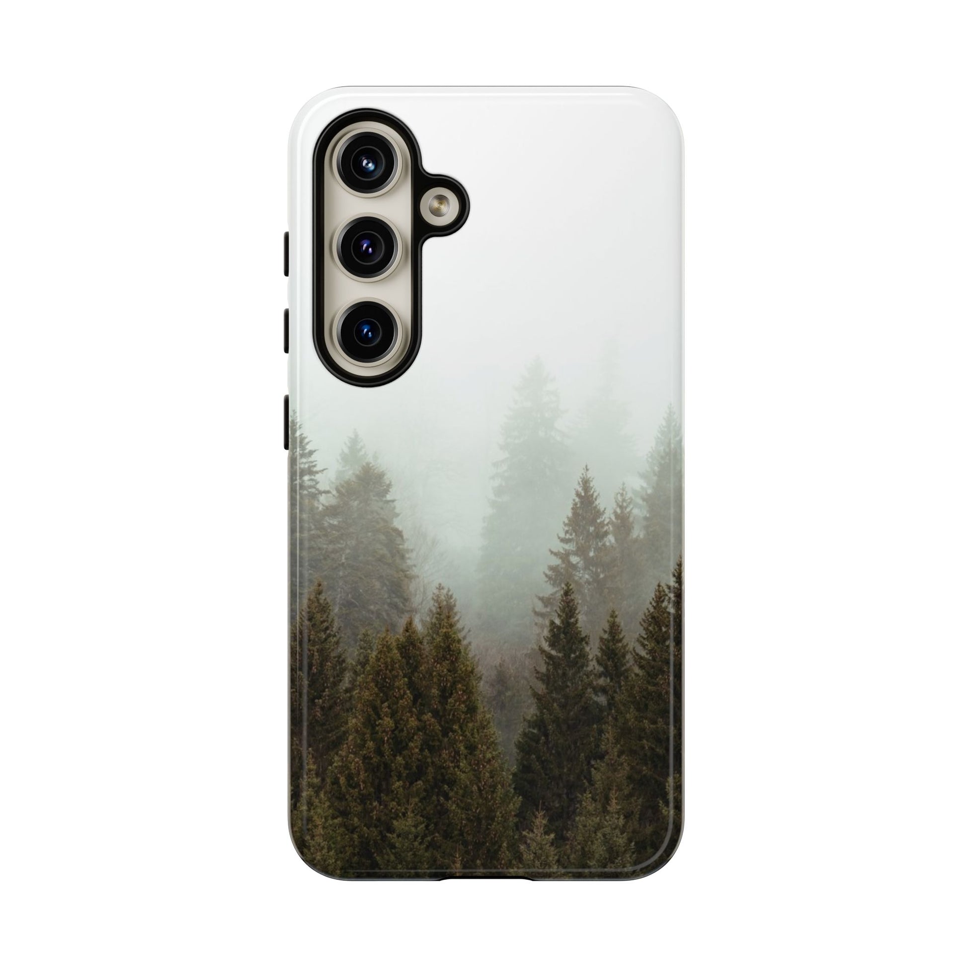 Pine Trees Forest Iphone 17 16 15 14 13 12 Pro Case, Fog  Cute Tough Hard Cases 11 8 Plus X XR XS Max Galaxy S26 S25 S24 S23 Phone Cover - Starcove Fashion