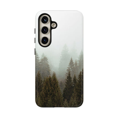 Pine Trees Forest Iphone 17 16 15 14 13 12 Pro Case, Fog  Cute Tough Hard Cases 11 8 Plus X XR XS Max Galaxy S26 S25 S24 S23 Phone Cover - Starcove Fashion