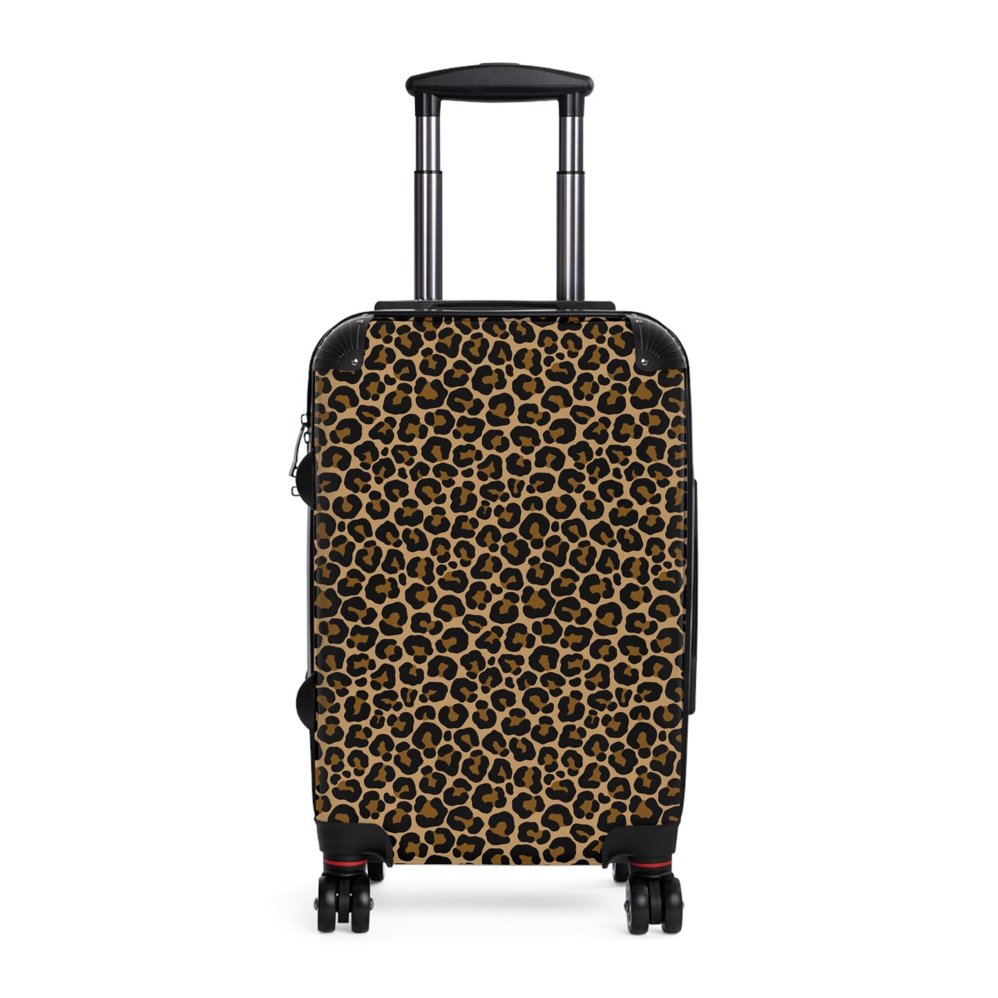 Leopard Suitcase Luggage, Animal Print Cheetah Carry On 4 Wheels Cabin Travel Small Large Set Rolling Spinner Lock Designer Hard Shell Case - Starcove Fashion