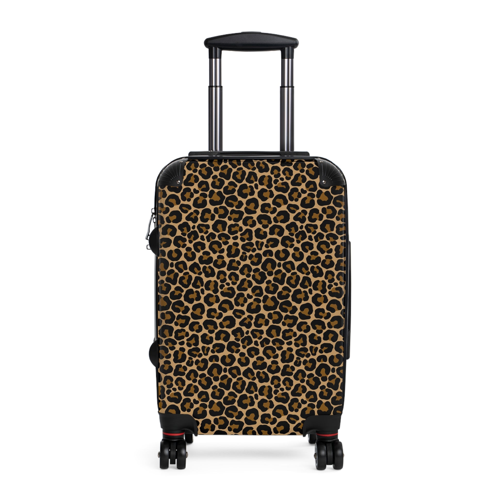 Leopard Suitcase Luggage, Animal Print Cheetah Carry On 4 Wheels Cabin Travel Small Large Set Rolling Spinner Lock Designer Hard Shell Case - Starcove Fashion