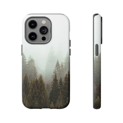 Pine Trees Forest Iphone 17 16 15 14 13 12 Pro Case, Fog  Cute Tough Hard Cases 11 8 Plus X XR XS Max Galaxy S26 S25 S24 S23 Phone Cover - Starcove Fashion