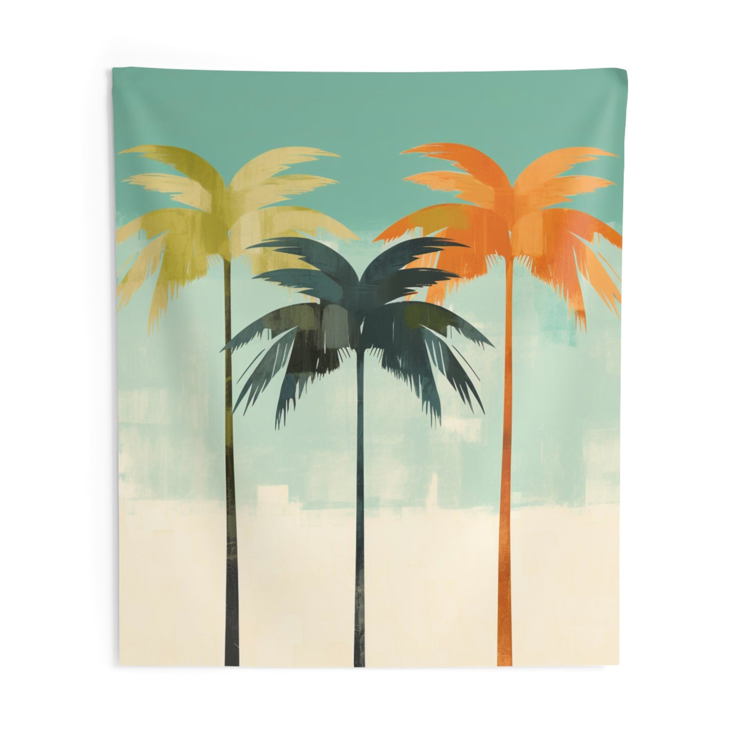 Palm Trees Tapestry, Minimalist Boho Abstract Wall Art Hanging Cool Unique Vertical Aesthetic Large Small Decor Bedroom College Dorm Room Starcove Fashion