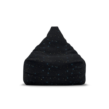 Constellation Bean Bag Chair Cover, Stars Space Galaxy Washable Triangle Small Large Adult Children Kids Sofa Dorm Decor Unfilled Sack