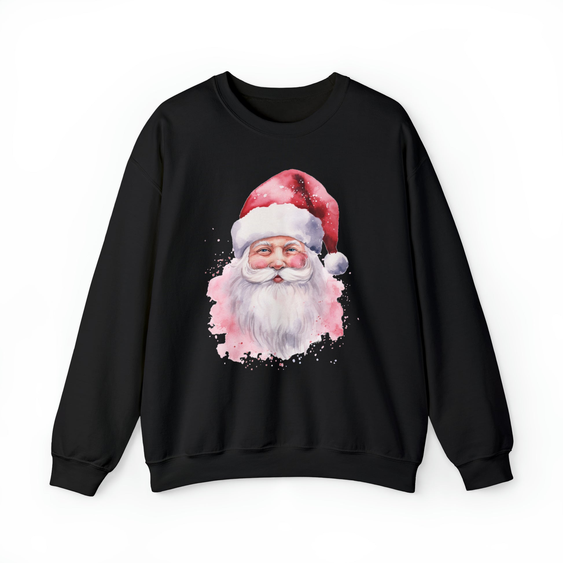 Pink Santa Claus Christmas Sweater,  Xmas Ugly Print Women Men Vintage Funny Party Winter Holiday Outfit Sweatshirt Starcove Fashion