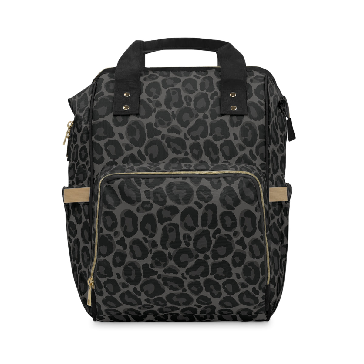 Hollis Black Leopard Print Backpack / Diaper Bag Amazon.com: Diaper Bag Backpack Multifunction Maternity  main image 4