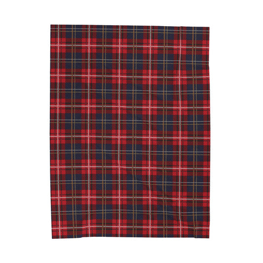 Red Tartan Plaid Fleece Throw Blanket, Buffalo Christmas Check Velveteen Soft Plush Fluffy Cozy Warm Adult Kids Small Large Sofa Bed Décor Starcove Fashion