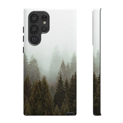 Pine Trees Forest Iphone 17 16 15 14 13 12 Pro Case, Fog  Cute Tough Hard Cases 11 8 Plus X XR XS Max Galaxy S26 S25 S24 S23 Phone Cover - Starcove Fashion