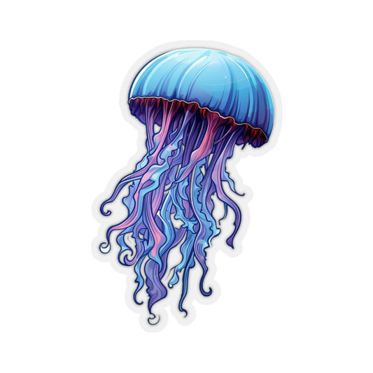 Jellyfish Sticker Decal, Ocean Sea Art Vinyl Laptop Cute Waterbottle Tumbler Car Waterproof Bumper Clear Aesthetic Die Cut Wall Starcove Fashion