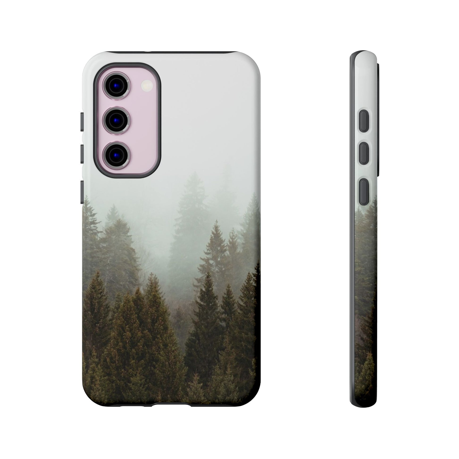 Pine Trees Forest Iphone 17 16 15 14 13 12 Pro Case, Fog  Cute Tough Hard Cases 11 8 Plus X XR XS Max Galaxy S26 S25 S24 S23 Phone Cover - Starcove Fashion