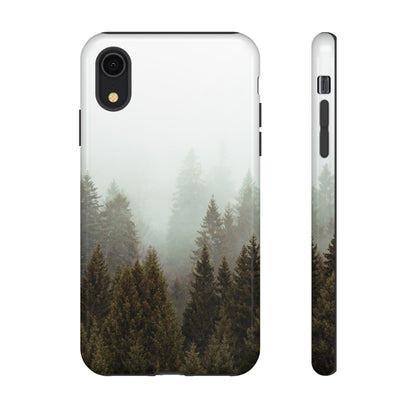 Pine Trees Forest Iphone 17 16 15 14 13 12 Pro Case, Fog  Cute Tough Hard Cases 11 8 Plus X XR XS Max Galaxy S26 S25 S24 S23 Phone Cover - Starcove Fashion