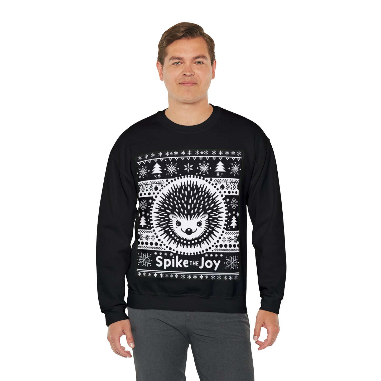 Hedgehog Ugly Christmas Sweater, Tacky Xmas Jumper Sweatshirt Vintage Retro Men Women Mom Merry Funny Holiday Dad