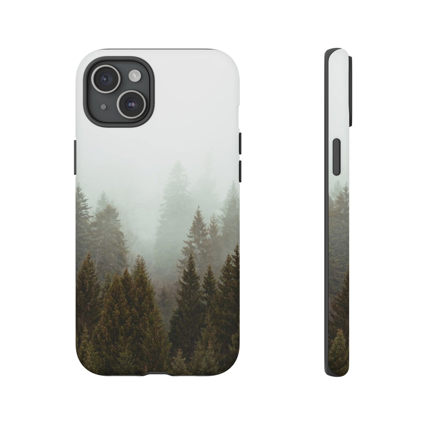 Pine Trees Forest Iphone 17 16 15 14 13 12 Pro Case, Fog  Cute Tough Hard Cases 11 8 Plus X XR XS Max Galaxy S26 S25 S24 S23 Phone Cover - Starcove Fashion