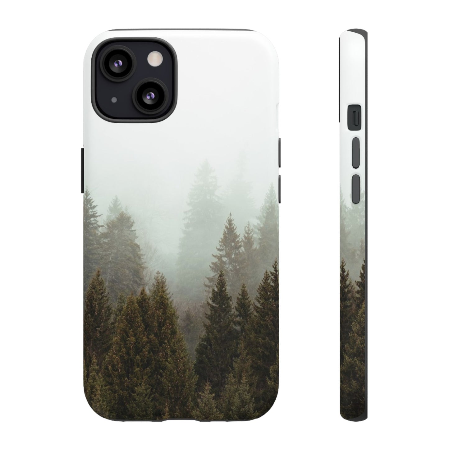 Pine Trees Forest Iphone 17 16 15 14 13 12 Pro Case, Fog  Cute Tough Hard Cases 11 8 Plus X XR XS Max Galaxy S26 S25 S24 S23 Phone Cover - Starcove Fashion