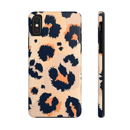 Leopard Cheetah iPhone 14 13 12 11 Case Pro Max, Pink Animal Print Tough Phone Case Cute Gift XS Max XR X 7 Plus 8 Cell