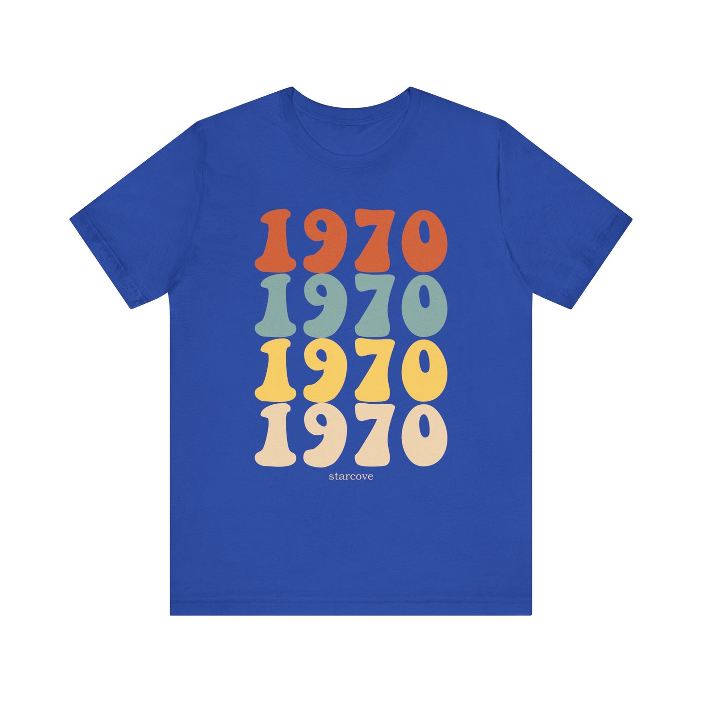 1970 shirt, Birthday Party Women Men Dad Mom Born 70s Retro Vintage 55th Turning Years Gift Idea Present Made Funny Graphic TShirt Tee