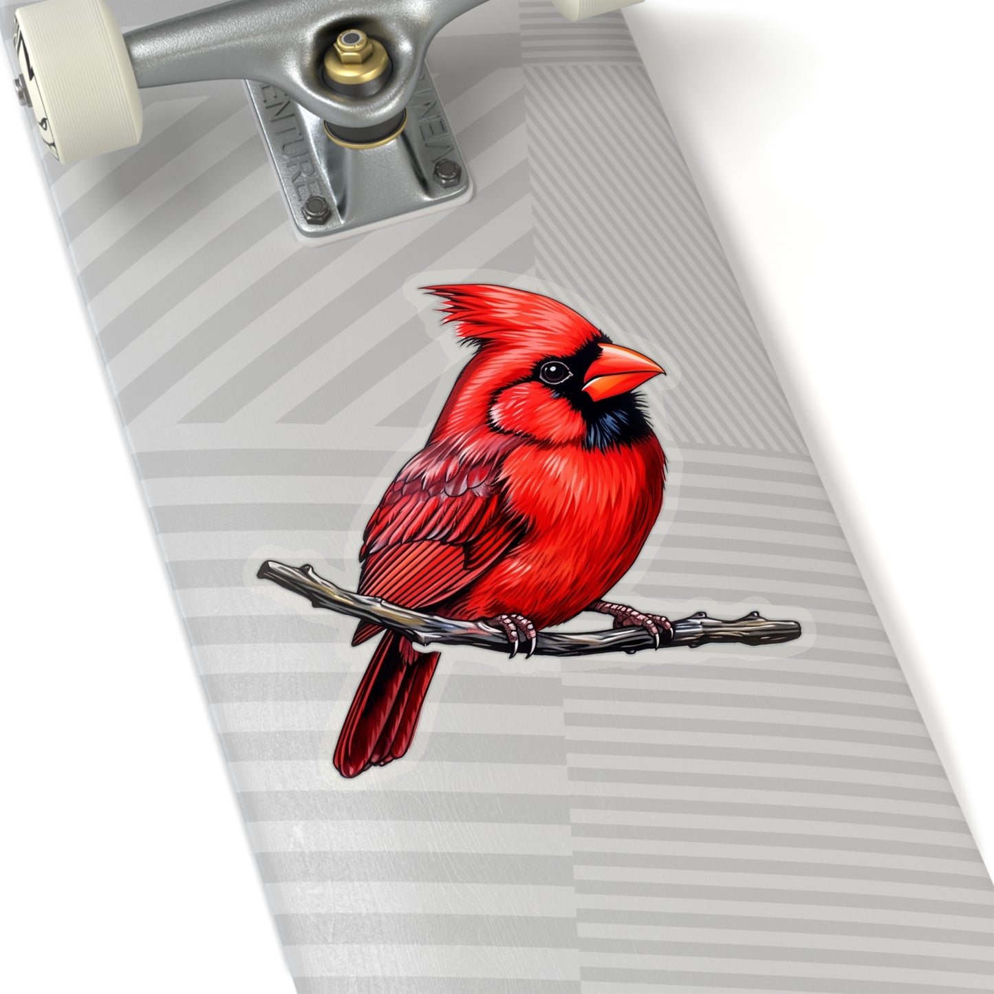 Cardinal Sticker Decal, Red Bird Art Vinyl Laptop Cute Waterbottle Tumbler Car Waterproof Bumper Clear Aesthetic Die Cut Wall Starcove Fashion