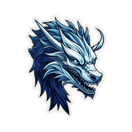 Tribal Dragon Sticker Decal, Head Art Vinyl Laptop Cute Waterbottle Tumbler Car Waterproof Bumper Clear Aesthetic Die Cut Wall Starcove Fashion