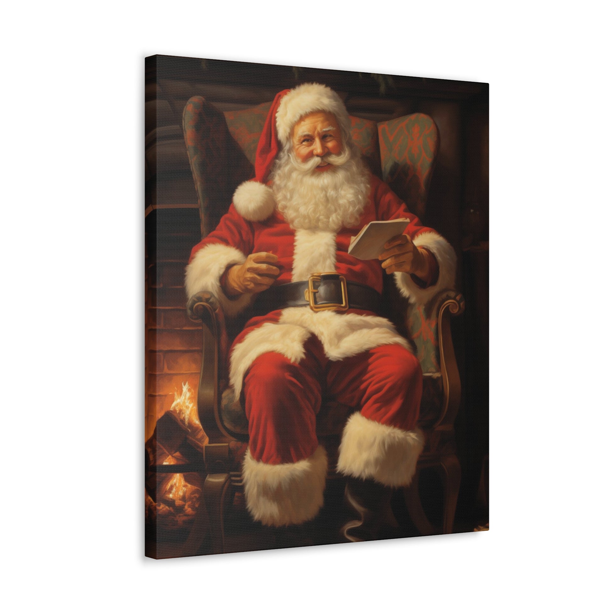 An Old Fashioned Christmas | Large Solid-Faced Canvas Wall Art Print | Great Big Canvas