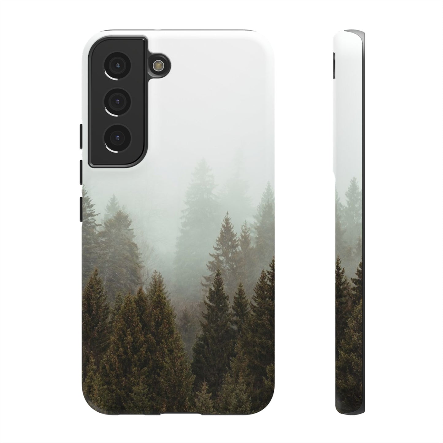 Pine Trees Forest Iphone 17 16 15 14 13 12 Pro Case, Fog  Cute Tough Hard Cases 11 8 Plus X XR XS Max Galaxy S26 S25 S24 S23 Phone Cover - Starcove Fashion