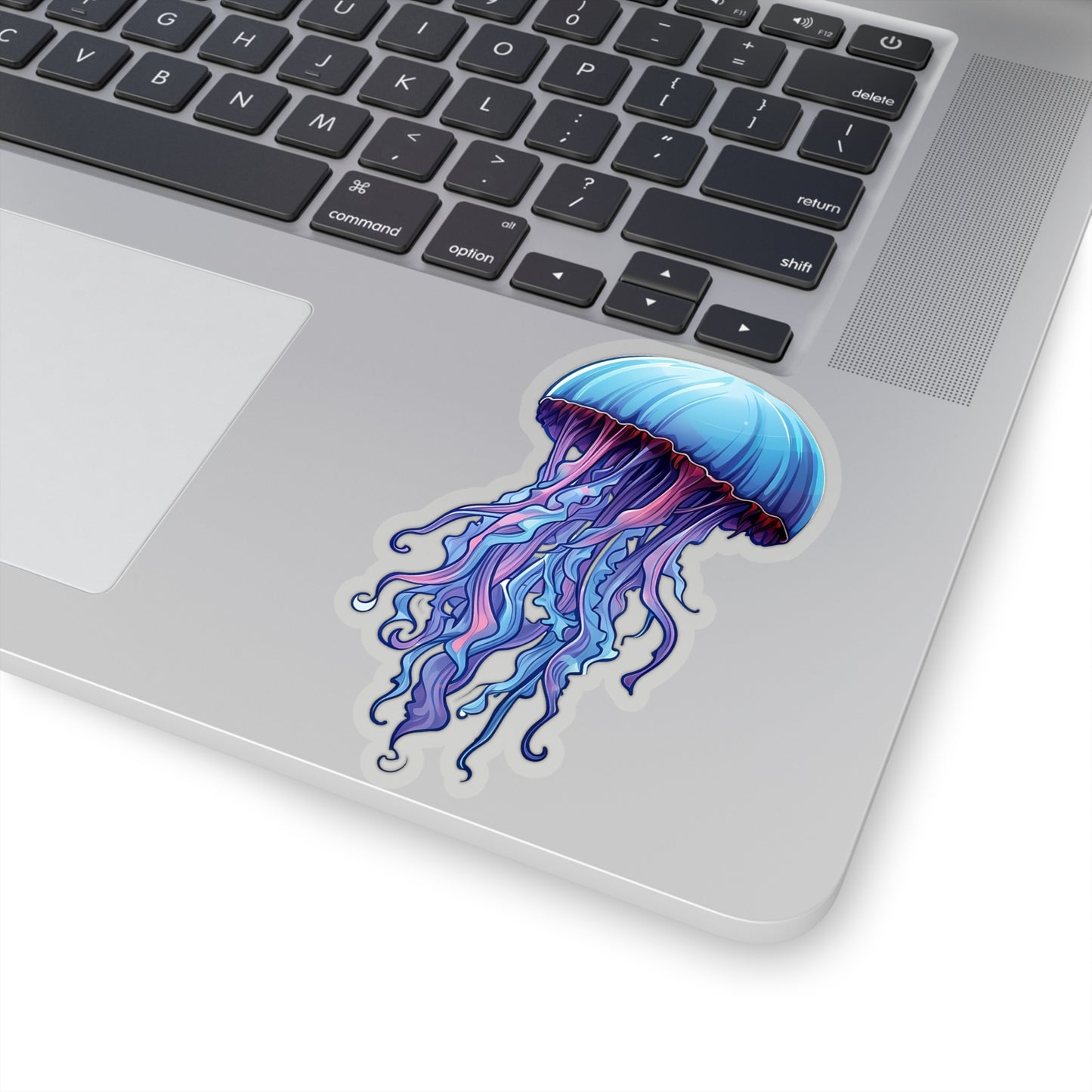 Jellyfish Sticker Decal, Ocean Sea Art Vinyl Laptop Cute Waterbottle Tumbler Car Waterproof Bumper Clear Aesthetic Die Cut Wall