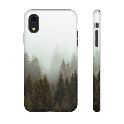 Pine Trees Forest Iphone 17 16 15 14 13 12 Pro Case, Fog  Cute Tough Hard Cases 11 8 Plus X XR XS Max Galaxy S26 S25 S24 S23 Phone Cover - Starcove Fashion