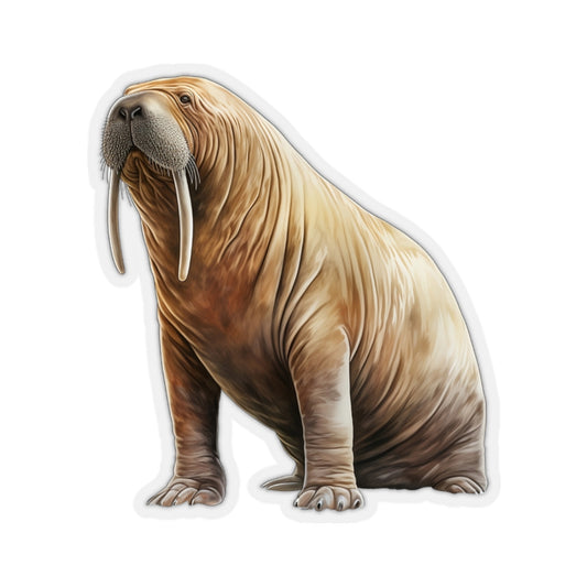 Walrus Sticker Decal, Animal Art Vinyl Laptop Cute Waterbottle Tumbler Car Waterproof Bumper Clear Aesthetic Die Cut Wall Starcove Fashion