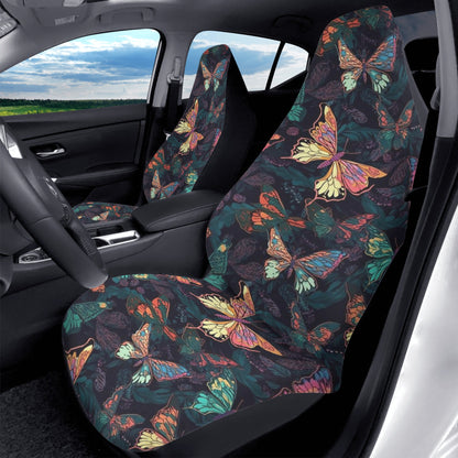Monarch Butterfly Car Seat Covers (2 pcs), Pattern Front Seat Dog Vehicle SUV Universal Protector Accessory Men Women Starcove Fashion