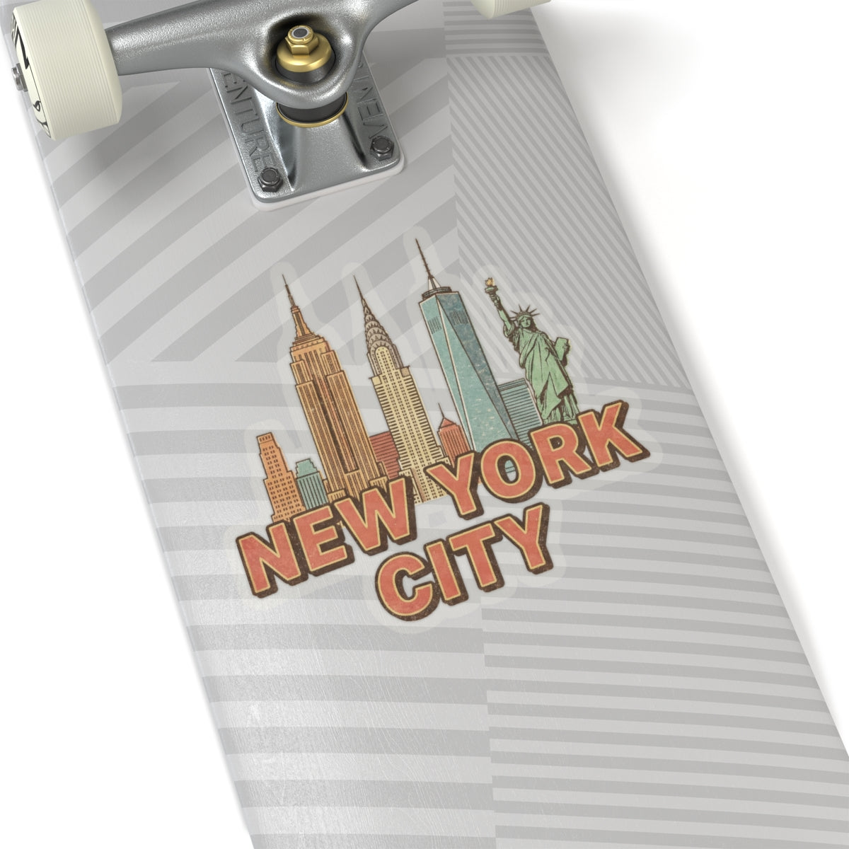 New York City Sticker Decal, Manhattan Art Vinyl Laptop Waterbottle Tumbler Car Vehicle Window Waterproof Bumper Clear Small Large Wall - Starcove Fashion