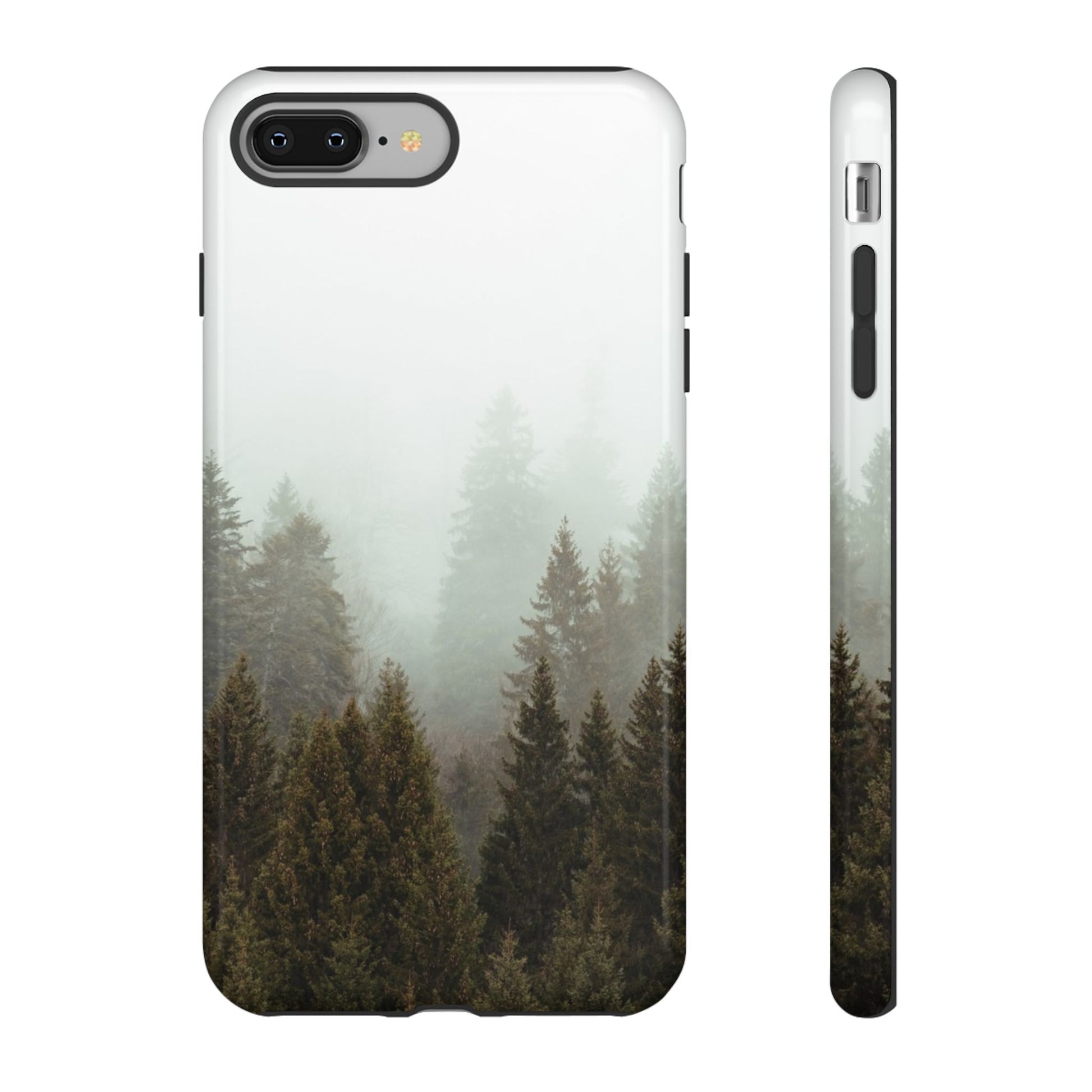 Pine Trees Forest Iphone 17 16 15 14 13 12 Pro Case, Fog  Cute Tough Hard Cases 11 8 Plus X XR XS Max Galaxy S26 S25 S24 S23 Phone Cover - Starcove Fashion
