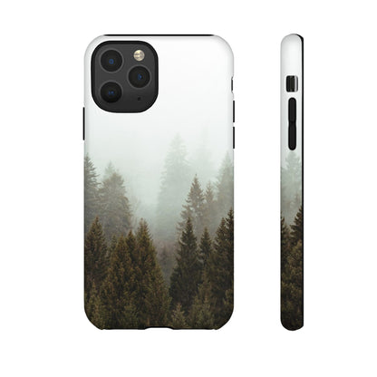 Pine Trees Forest Iphone 17 16 15 14 13 12 Pro Case, Fog  Cute Tough Hard Cases 11 8 Plus X XR XS Max Galaxy S26 S25 S24 S23 Phone Cover - Starcove Fashion