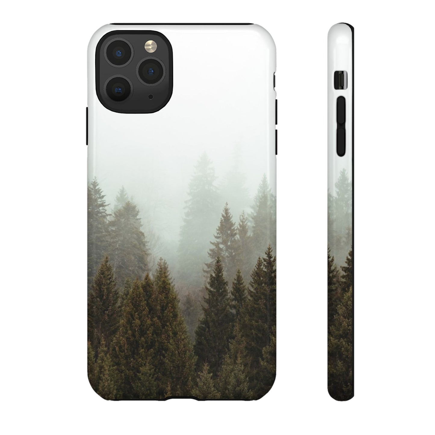 Pine Trees Forest Iphone 17 16 15 14 13 12 Pro Case, Fog  Cute Tough Hard Cases 11 8 Plus X XR XS Max Galaxy S26 S25 S24 S23 Phone Cover - Starcove Fashion