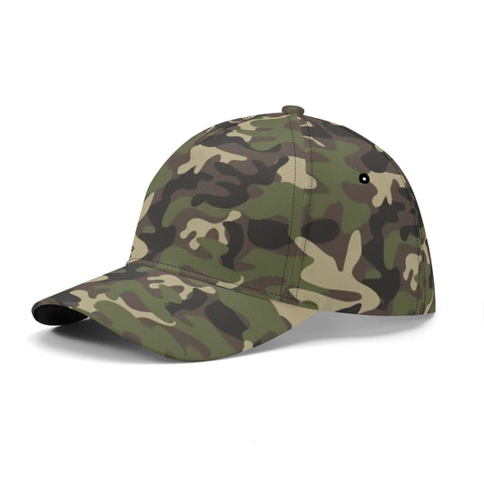 Camo Baseball Hat Cap, Camouflage Green Army Ball Dad Mom Trucker Men Women Male Ladies Aesthetic Designer Fashion Hat