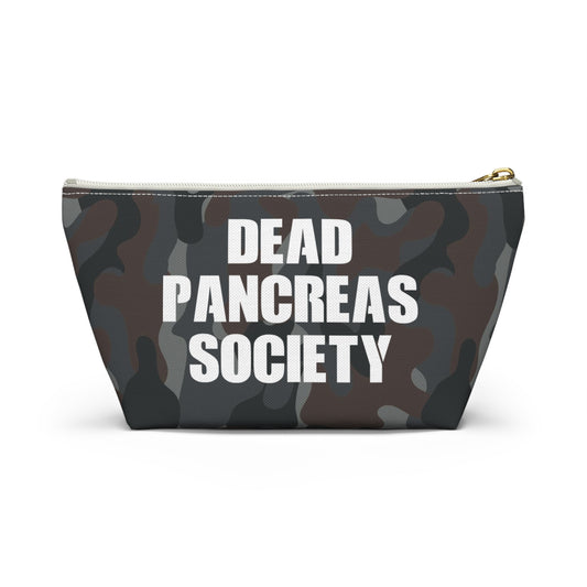 Dead Pancreas Society Bag, Diabetes Fun Diabetic Supply Carrying Case DT1 Gift Camo Accessory Small Large Zipper Pouch w T-bottom Starcove Fashion