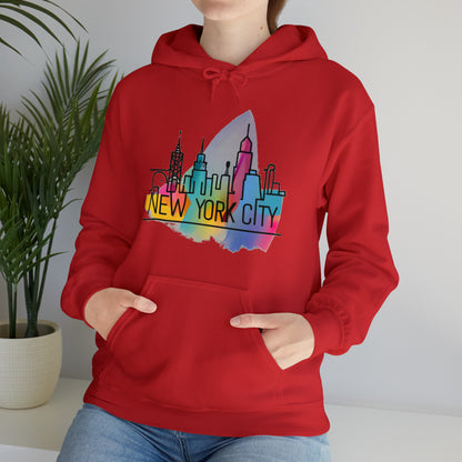 New York City Hoodie, NYC State Manhattan Pullover Men Women Adult Aesthetic Graphic Cotton Hooded Sweatshirt with Pockets Starcove Fashion