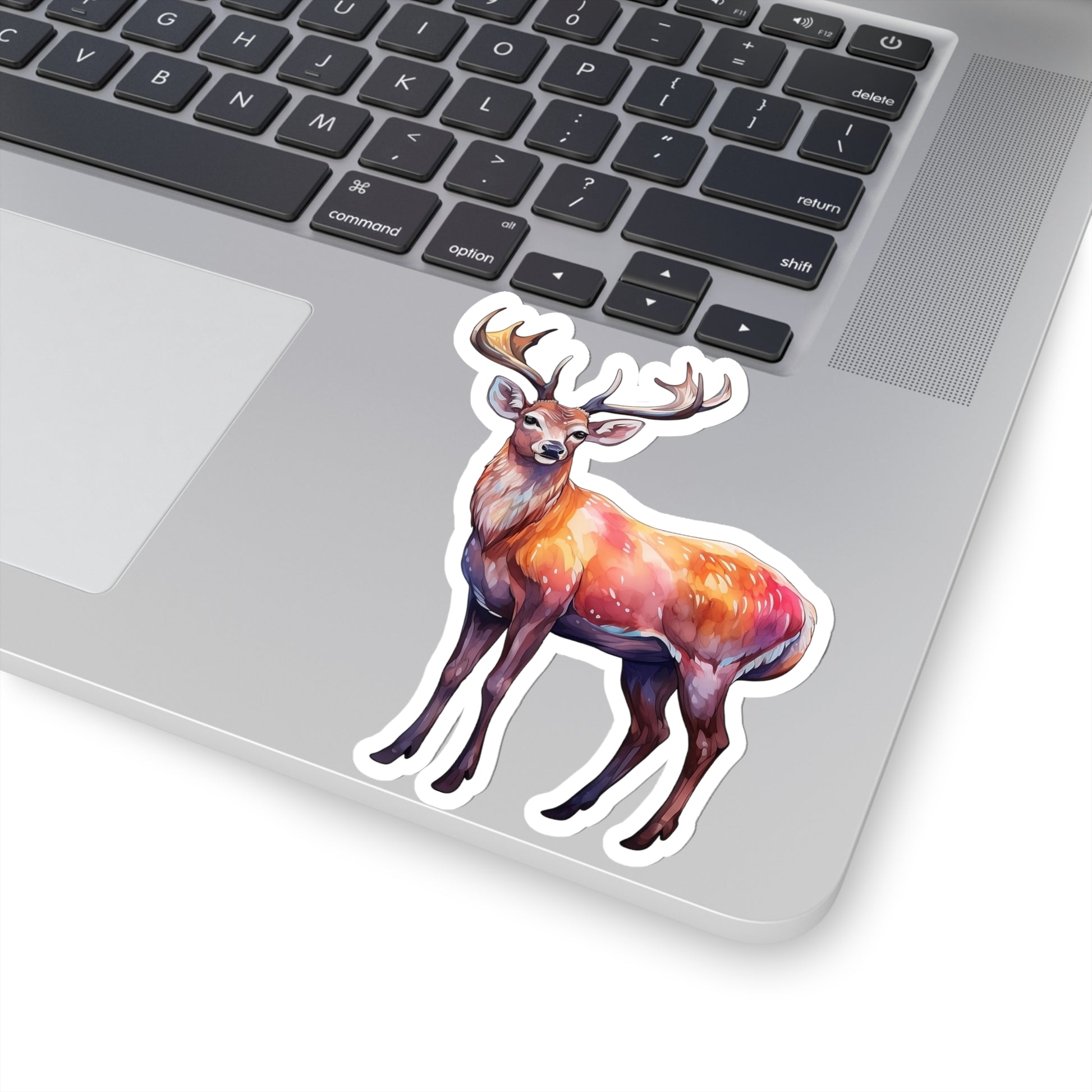 Deer Sticker Decal, Animal Nature Art Vinyl Laptop Cute Waterbottle Tumbler Car Waterproof Bumper Clear Aesthetic Die Cut Wall Starcove Fashion